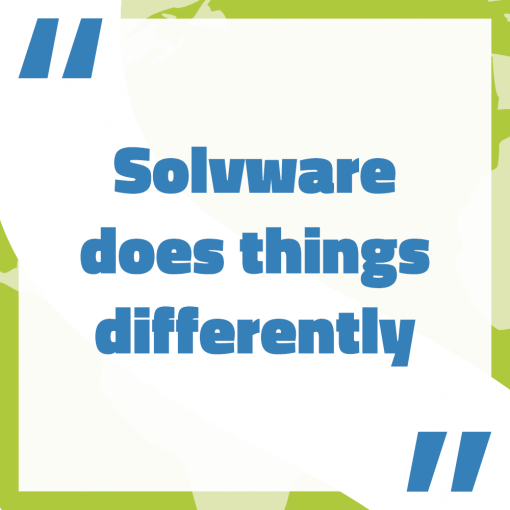 Solvware does things differently